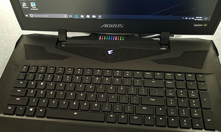 The Aorus X9 offers trendy RGB keyboard with powerfully slim chassis