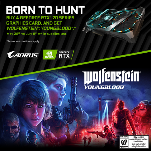 Buy a GeForce RTX 20 Series Graphics Card, and Get Wolfenstein®: Youngblood™