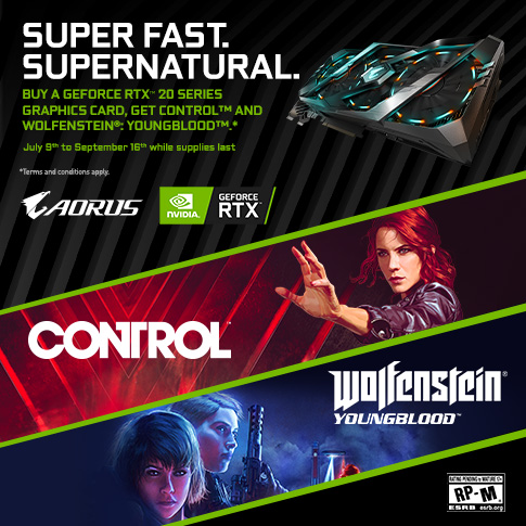 【APAC】Buy a GeForce RTX 20 Series Graphics Card, and Get Control™ and Wolfenstein®: Youngblood™ _SINGAPORE