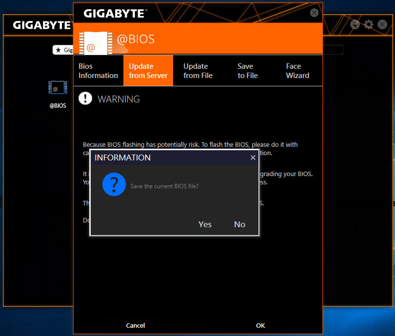 gigabyte app center utility download