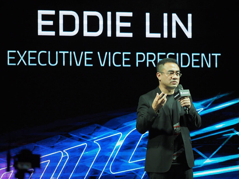 Eddie Lin (the Executive Vice President of GIGABYTE Technology) mentioned the three most important missions in recent years