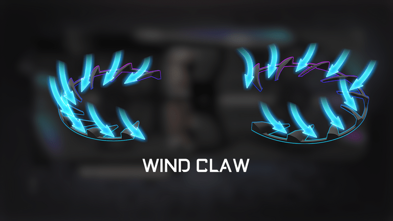How wind claw make the flow
