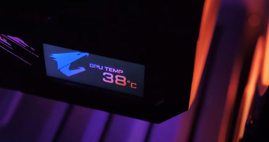 Show Gpu temp on AORUS LCD Edge View