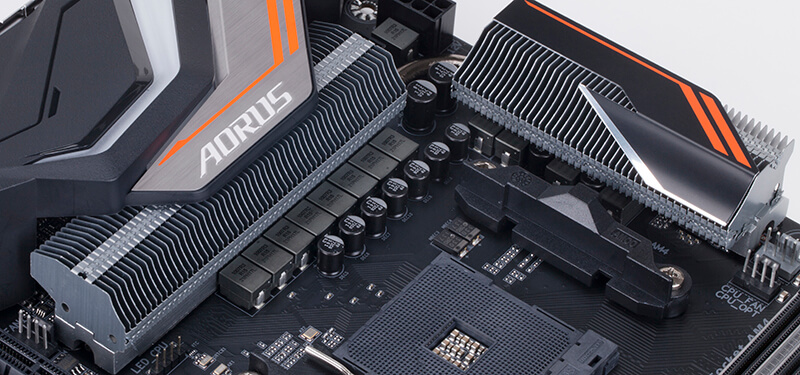 new power design heatsink x470 aorus gaming 7 wifi