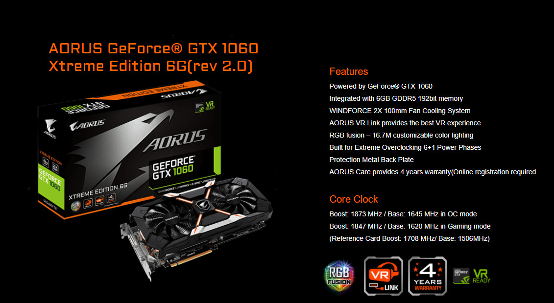 Gewinne eine AORUS GTX 1060 Xtreme