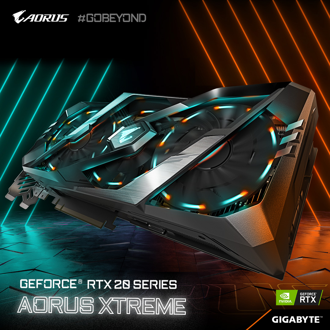 جيجابايت تكشف الستار عن سلسلة كروت الجرافيك GeForce®RTX20