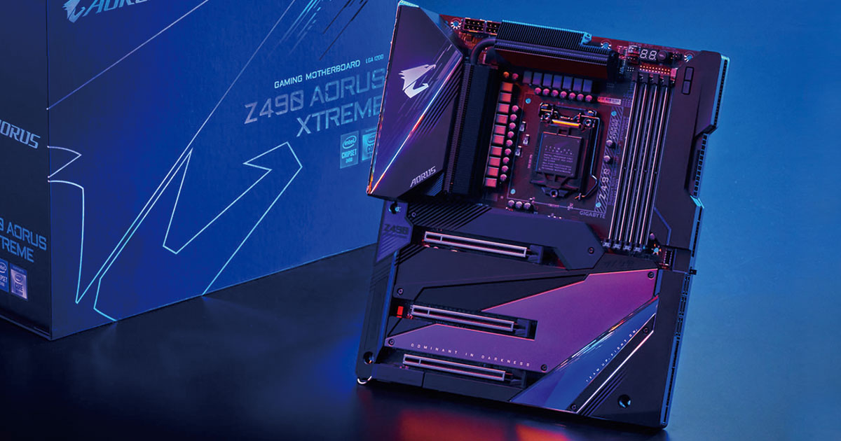 AORUS Z490 게이밍 메인보드: 익스트림 파워의 마스터