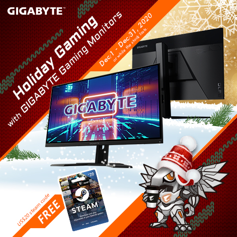 [SINGAPORE] Holiday Gaming with GIGABYTE Gaming Monitors