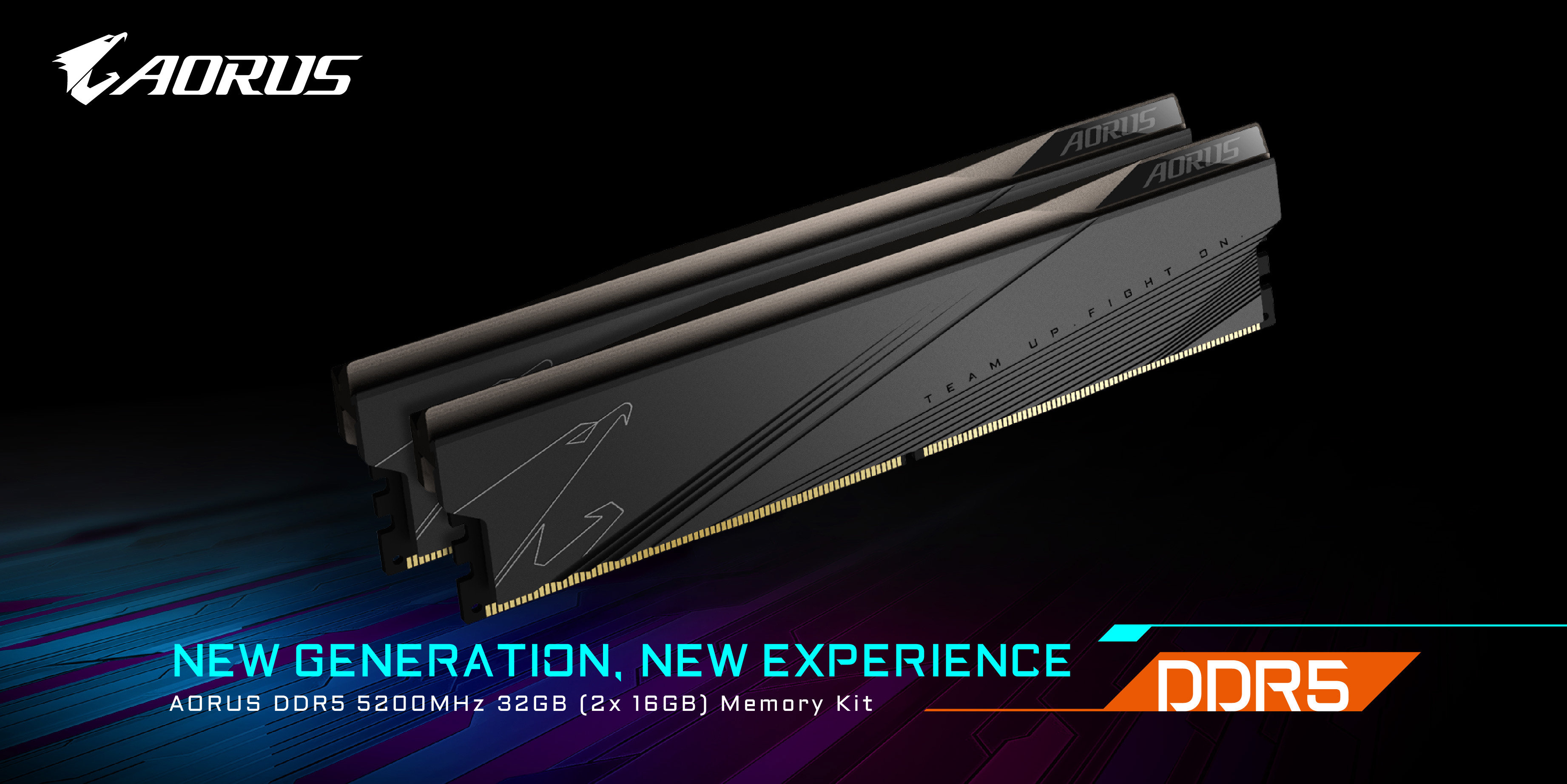 First in the Market! GIGABYTE Releases AORUS DDR5 5200MHz 32GB Memory Kit