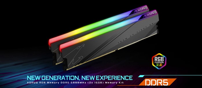 Brighten Your Memory Performance with AORUS RGB DDR5 6000MHz 32GB Memory Kit