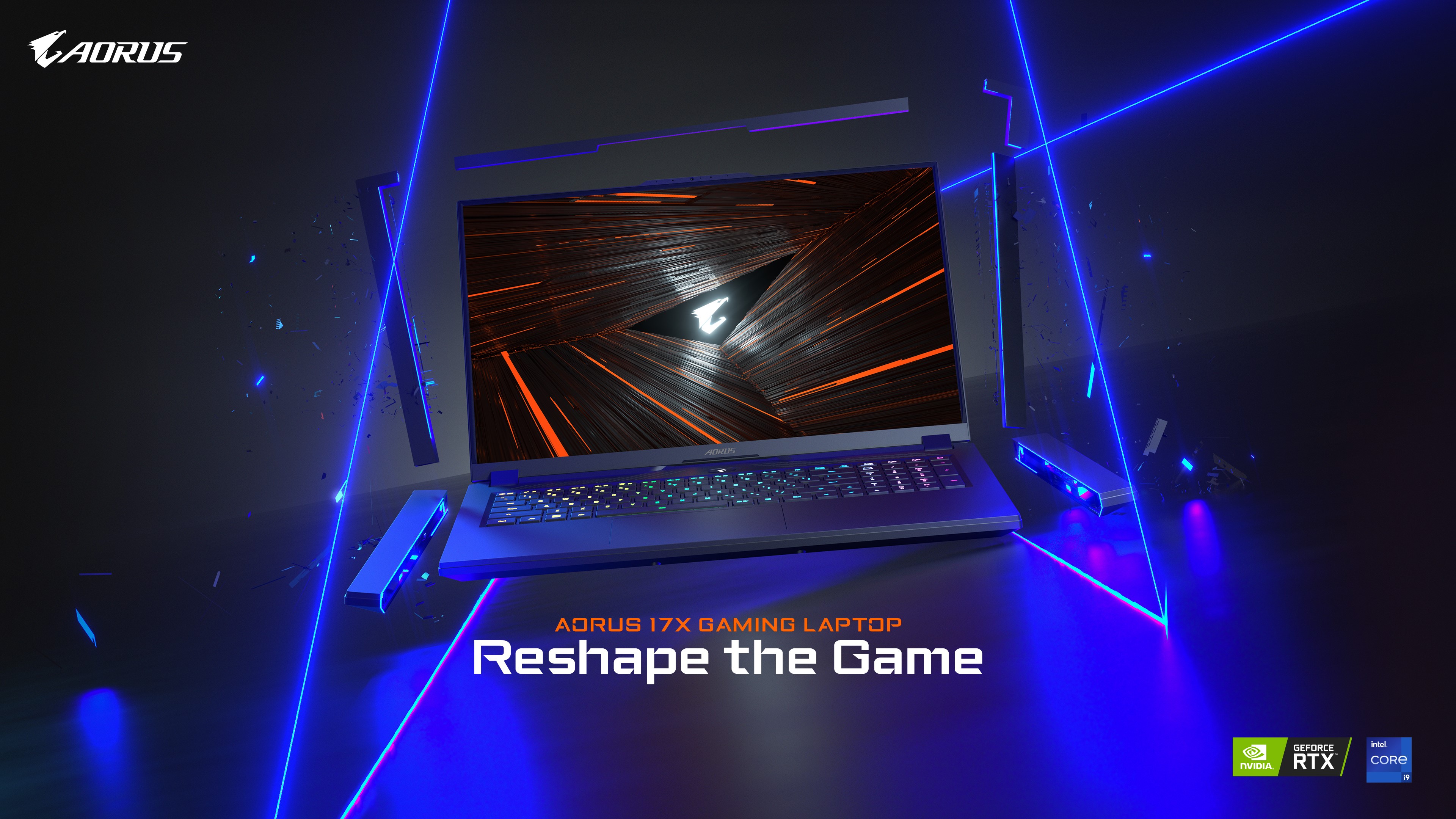 The Emperor of Gaming, AORUS 17X Comes with Groundbreaking Intel i9 HX Extreme Performance
