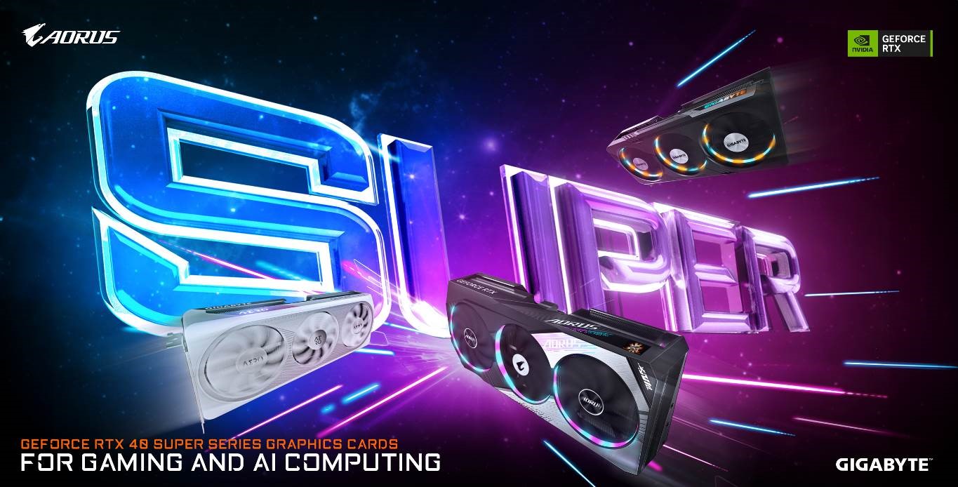 GIGABYTE Launches the GeForce RTX 40 SUPER Series Graphics Cards