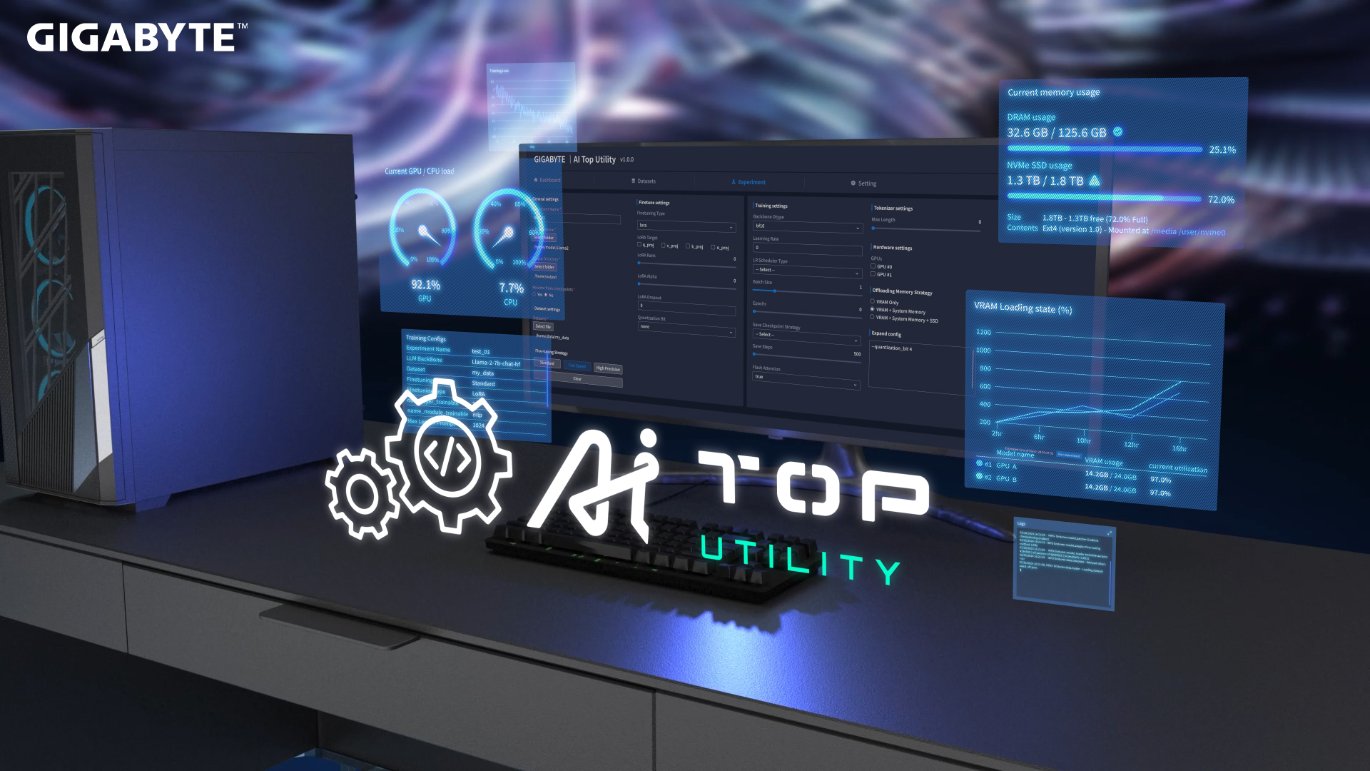 GIGABYTE AI TOP Utility - Reinventing Your Local AI Fine-tuning