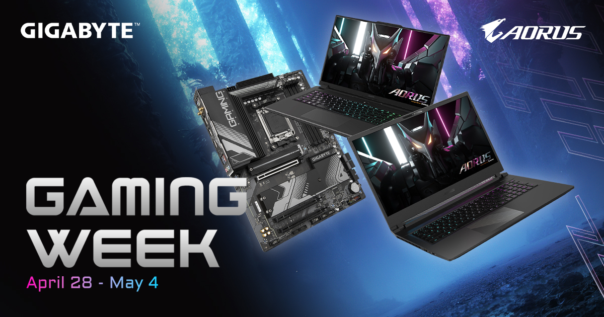 GIGABYTE Powers Up Amazon Gaming Week with Major Deals on Laptops and Motherboards