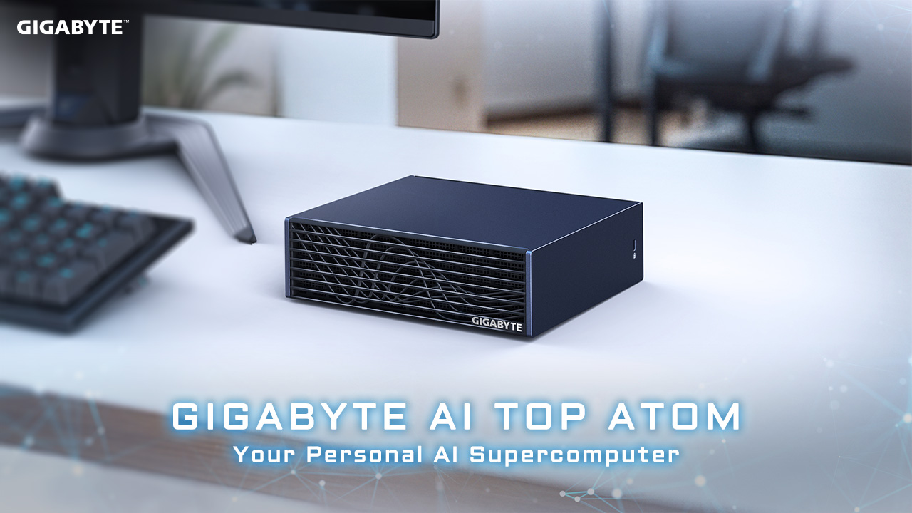 GIGABYTE Announces its Personal AI Supercomputer AI TOP ATOM Will be Available Globally on October 15