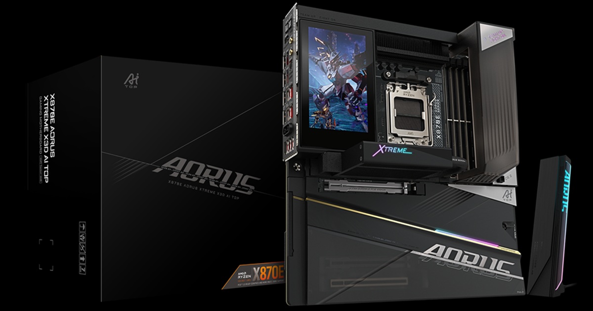 GIGABYTE X870E AORUS XTREME X3D AI TOP マザーボード新製品発売