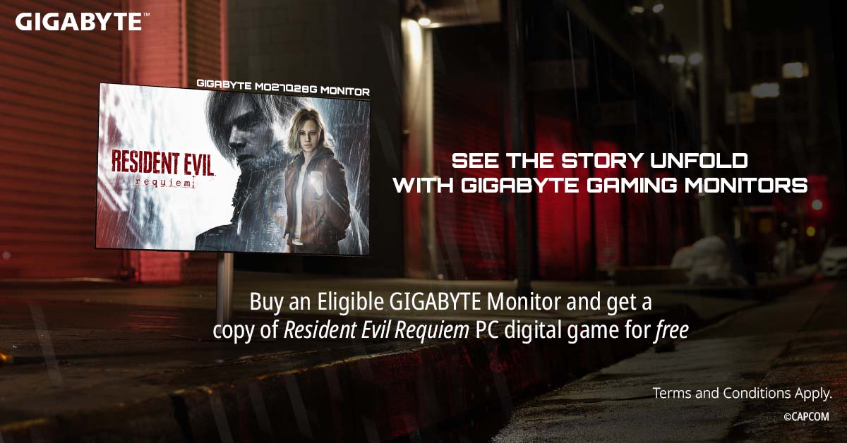 GIGABYTE Collaborates with Capcom on Resident Evil™ Requiem-Inspired Custom PC Experience