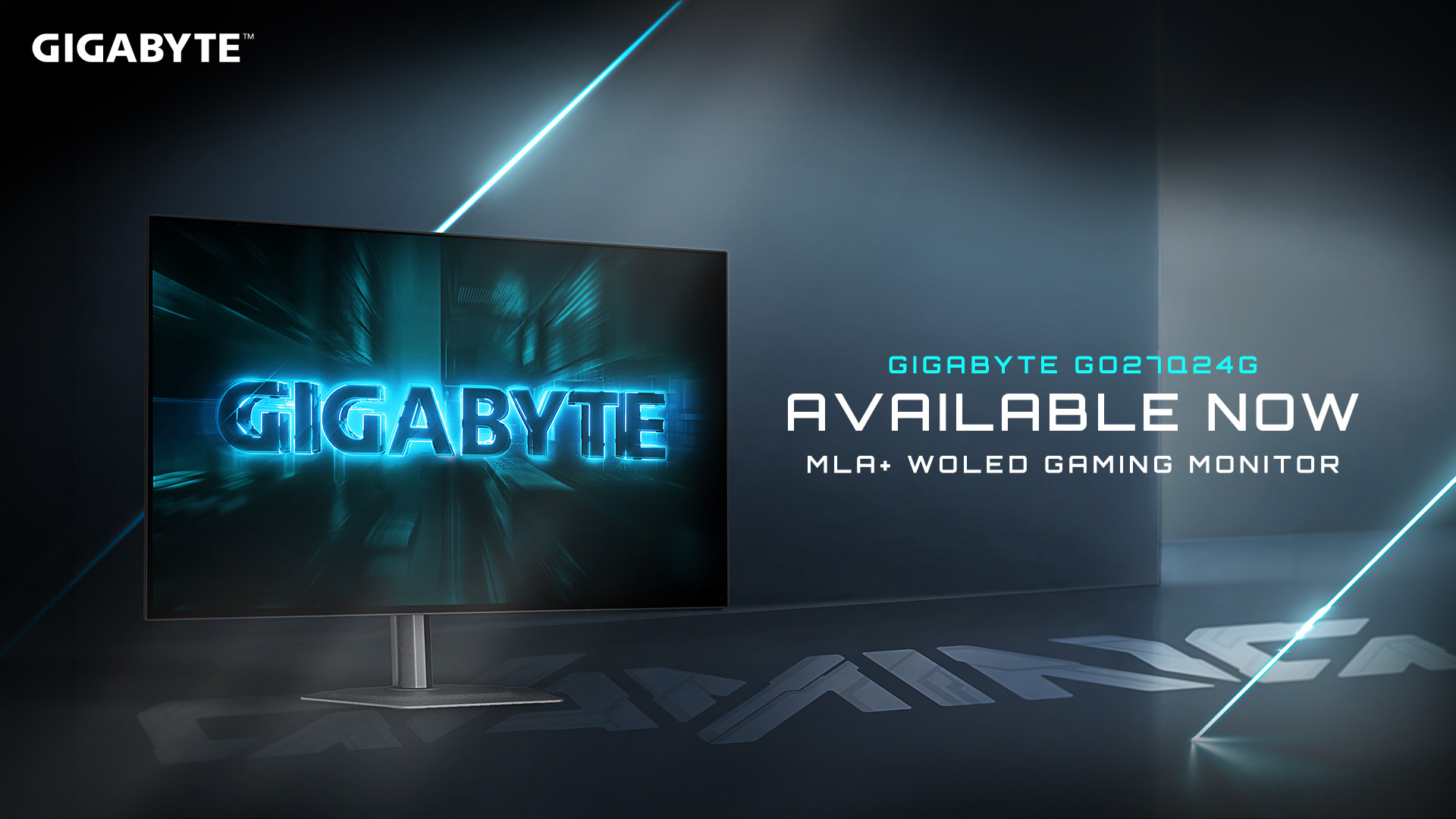 GIGABYTE Announces Availability of 27” QHD 240Hz WOLED Gaming Monitor for Competitive Play