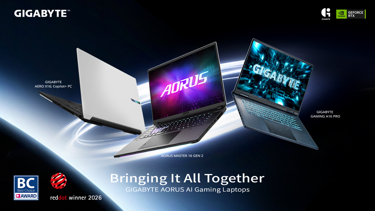GIGABYTE Unveils Award-Winning AI Gaming Laptops and Revolutionary GiMATE Updates at COMPUTEX 2026