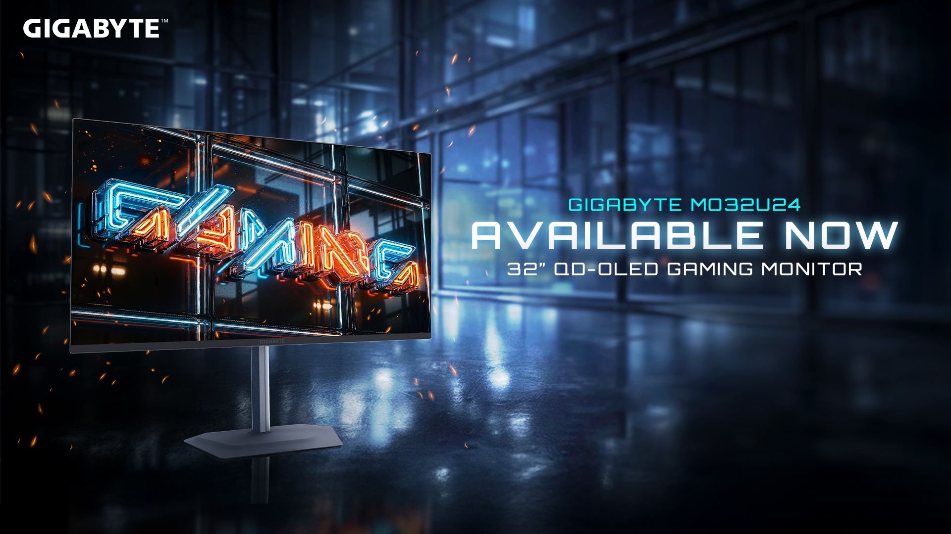 技嘉 32 吋 240Hz QD-OLED 4K 電競螢幕 MO32U24 正式上市
